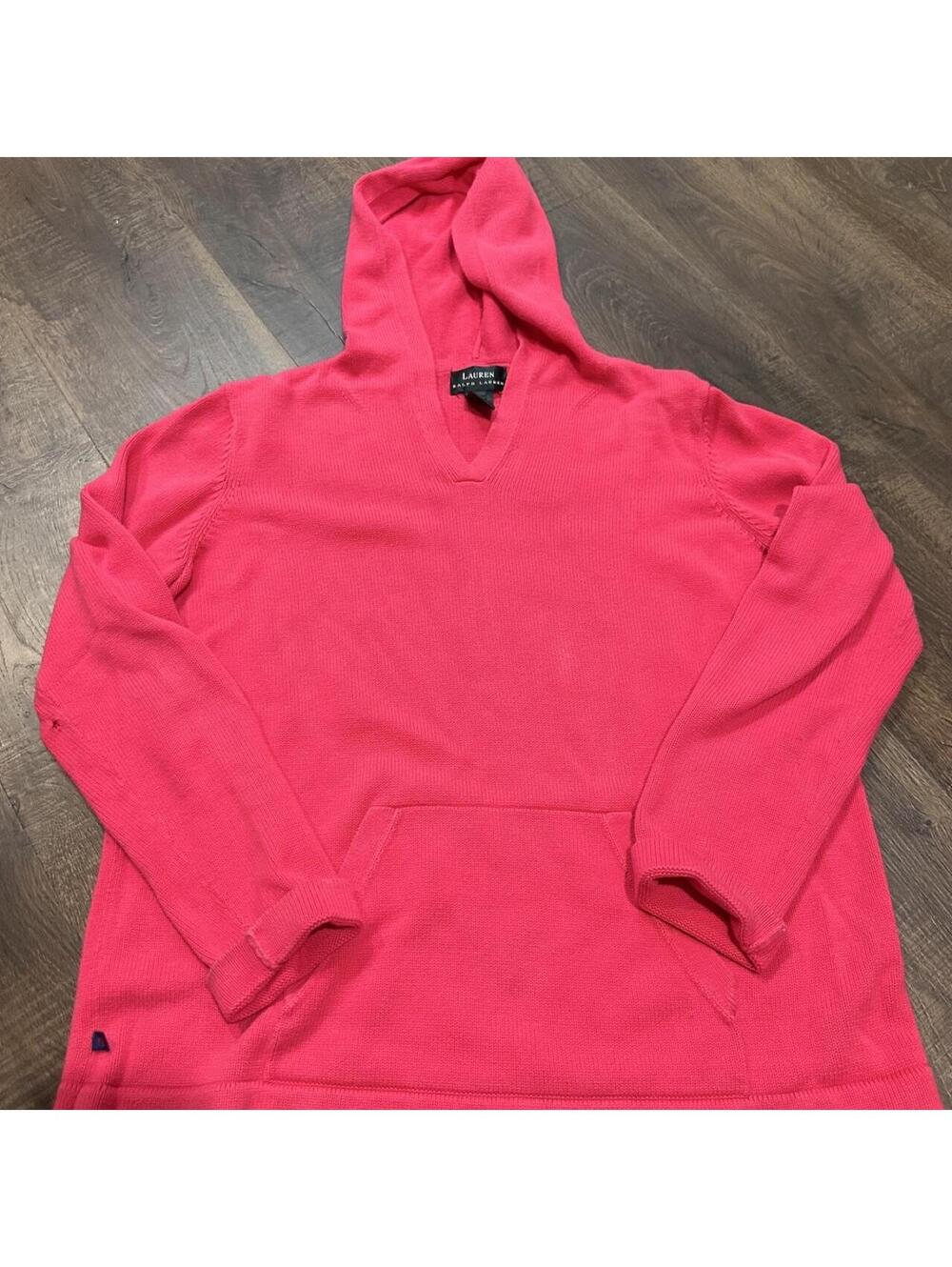 Ralph Lauren Women's Red and Pink Hoody